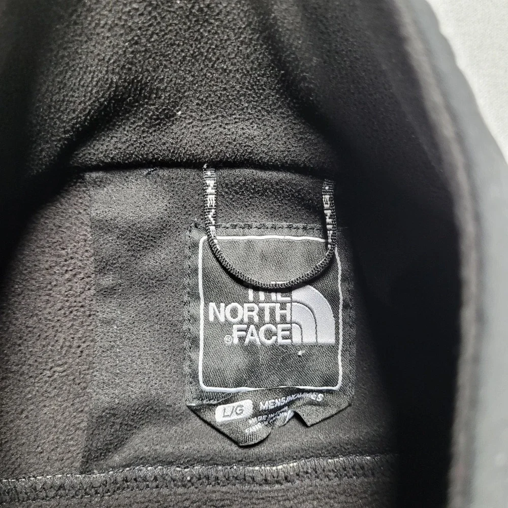 The North Face Mens Apex Bionic Softshell Jacket Black Full Zip Fleece Lined L